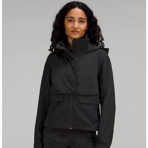 Lululemon effortless jacket black size 10